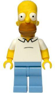 LEGO Minifigure-Homer Simpson-Collectible Minifigures / The Simpsons-SIM007-Creative Brick Builders